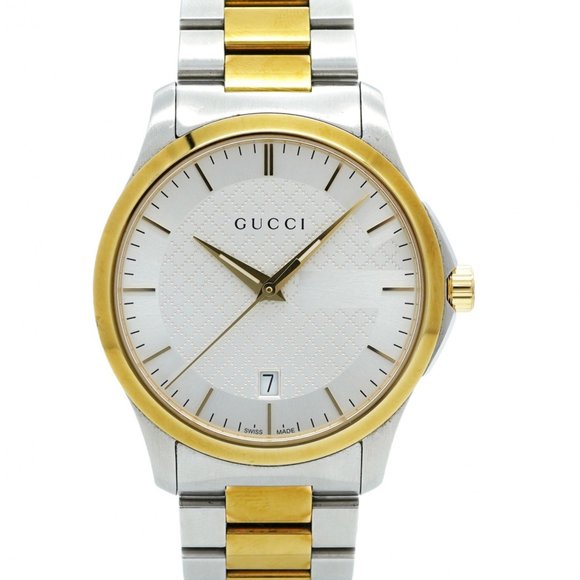 Gucci G-Timeless 126.4 Silver Dial Men's Watch - Picture 1 of 11